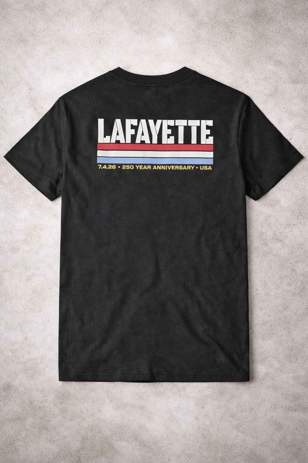 Lafayette Louisiana Est 1812 1776 USA 250 Year Anniversary T-Shirt Patriotic Louisiana Shirt