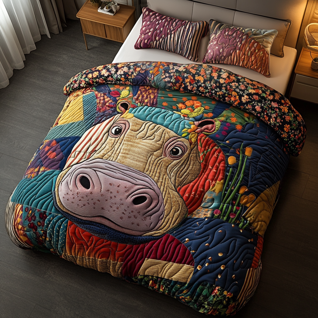 Lagoon Lounge Quilted Bedding Set Best Comforter Sets Hippo Gifts For Her