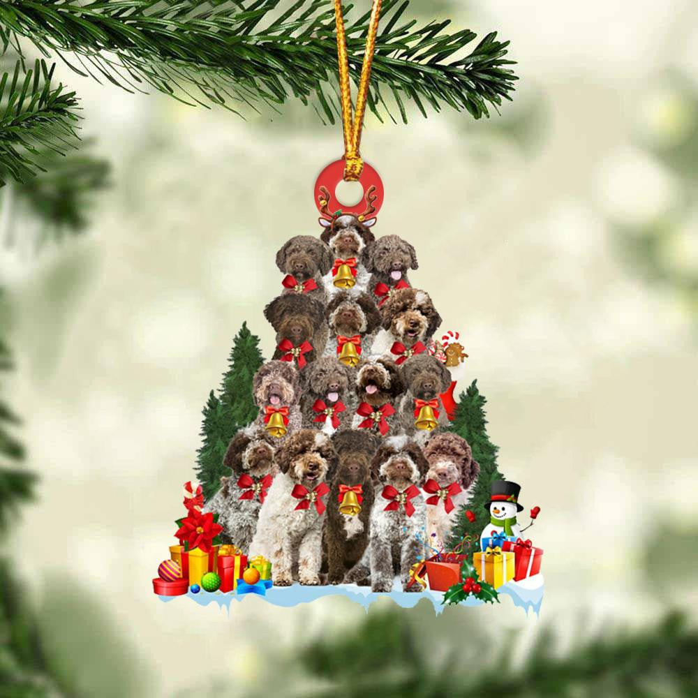 Lagotto Romagnolo Dog Christmas Tree Ornament Dog Gifts Acrylic Ornament Dog Gifts Acrylic Ornament