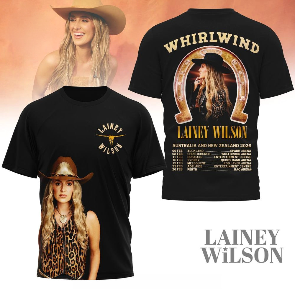 Lainey Wilson Australia And New Zealand 2026 Tour T-Shirt Lainey Wilson Merch Gifts For Fans