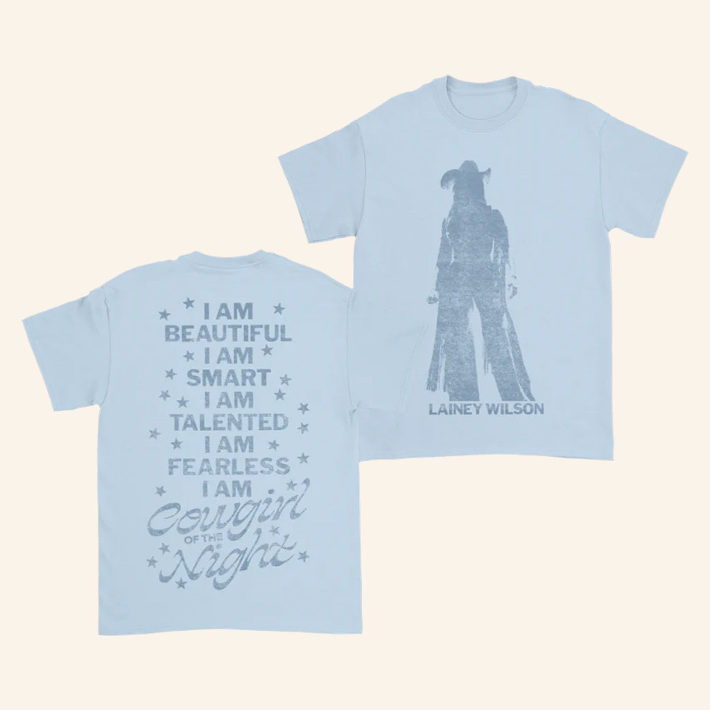 Lainey Wilson Merch I Am Cowgirl Of The Night T-Shirt Birthday Gift For Sister Lainey Wilson Merch I Am Cowgirl Of The Night T-Shirt Birthday Gift For Sister