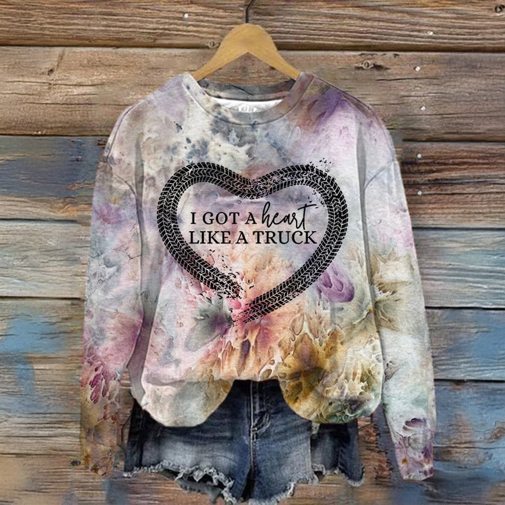 Lainey Wilson Merch I Got Heart Like A Truck Sweatshirt Music Country Gifts For Fans