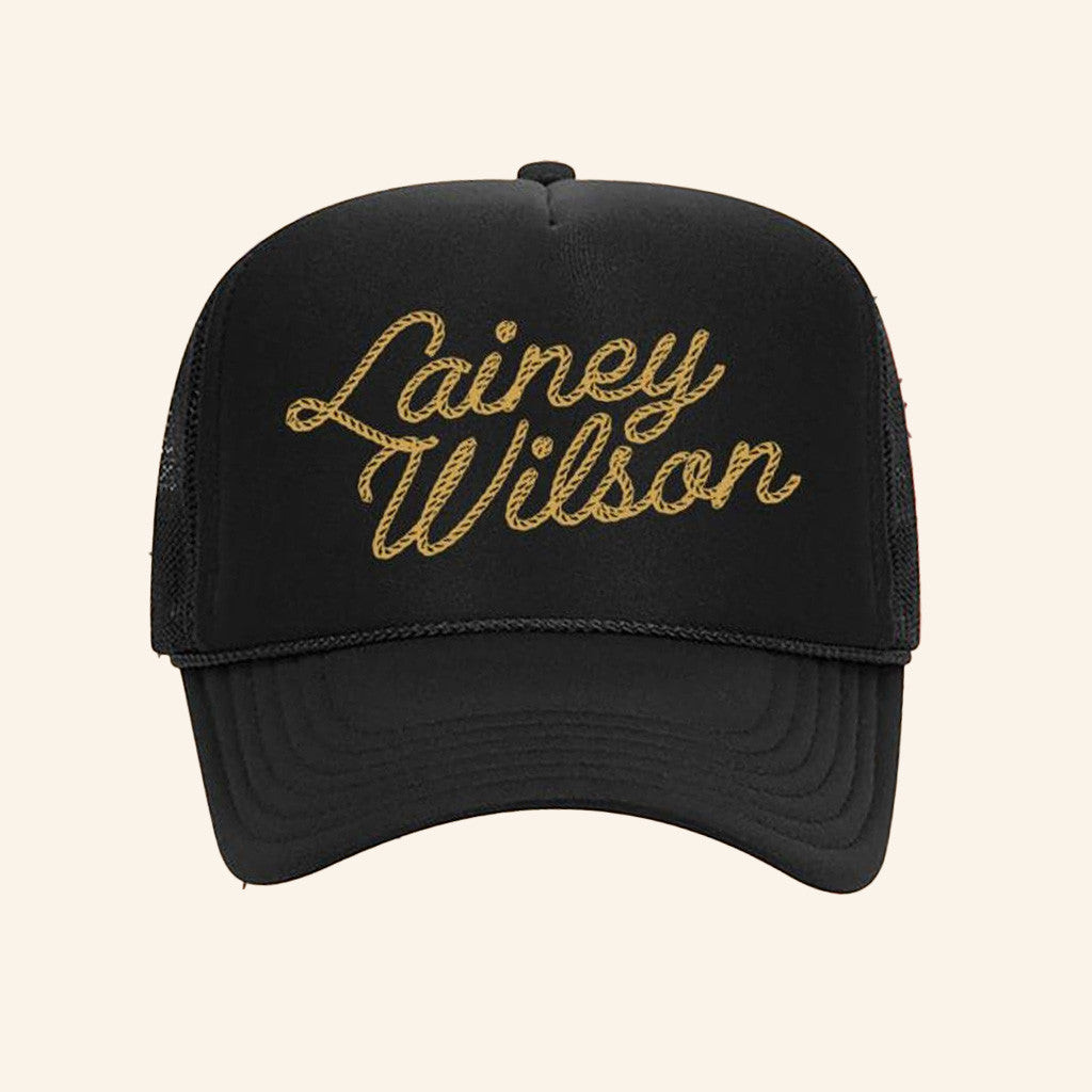 Lainey Wilson Merch Logo Rope Trucker Hat Birthday Gifts For Girlfriend Lainey Wilson Merch Logo Rope Trucker Hat Birthday Gifts For Girlfriend