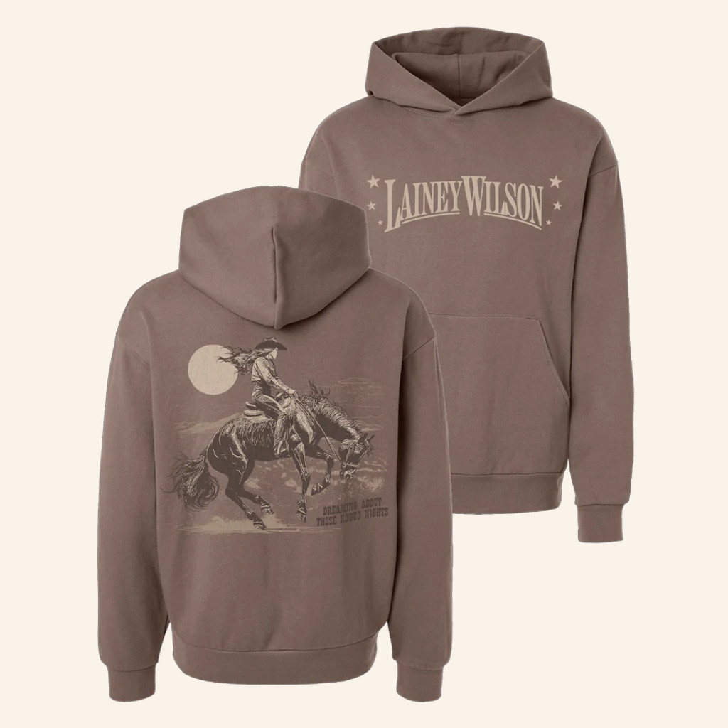 Lainey Wilson Merch Rodeo Nights Hoodie Presents For Music Lovers Lainey Wilson Merch Rodeo Nights Hoodie Presents For Music Lovers