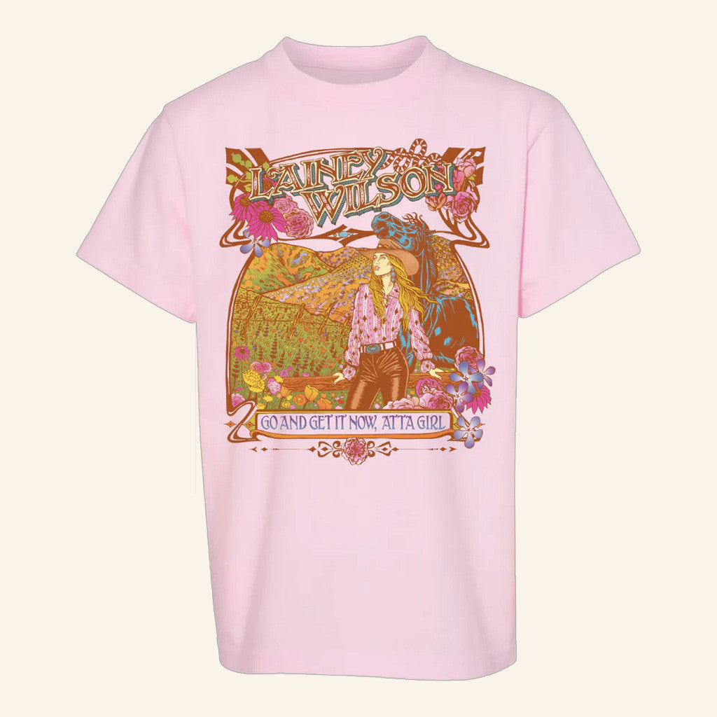 Lainey Wilson Merch Tour 2025 Atta Girl T-Shirt Presents For Wife Lainey Wilson Merch Tour 2025 Atta Girl T-Shirt Presents For Wife