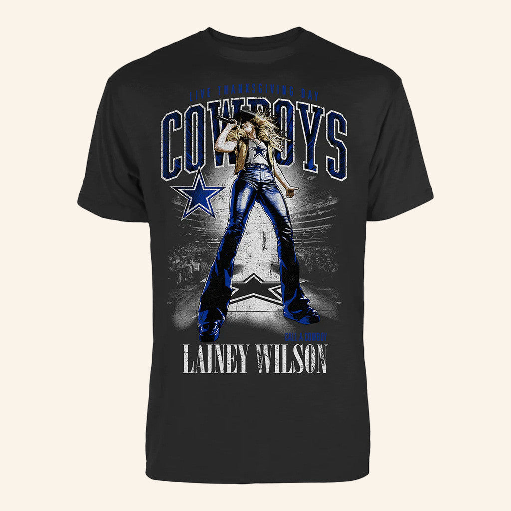 Lainey Wilson Merch Tour 2025 Black Cowboys T-Shirt Best Gifts For Music Lovers