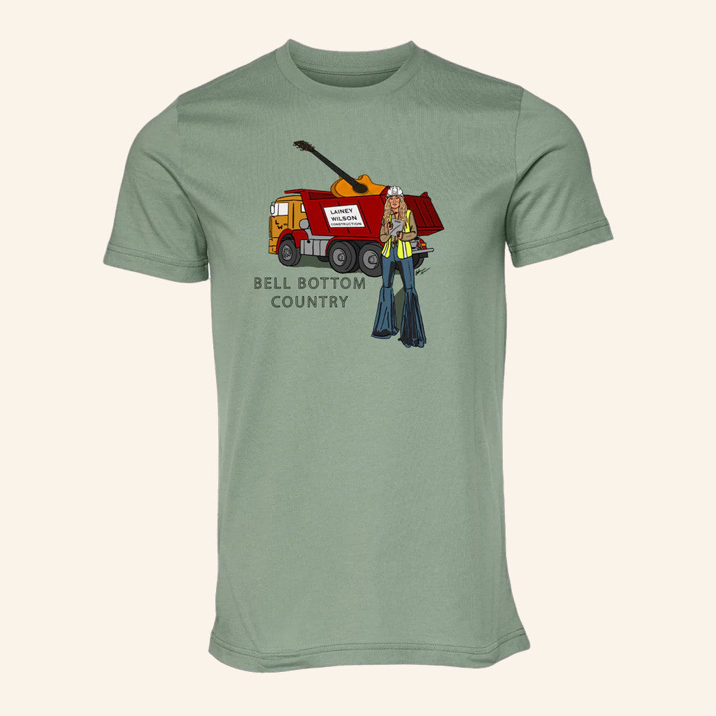 Lainey Wilson Merch Tour 2025 Construction T-Shirt Gift Ideas For Music Lovers