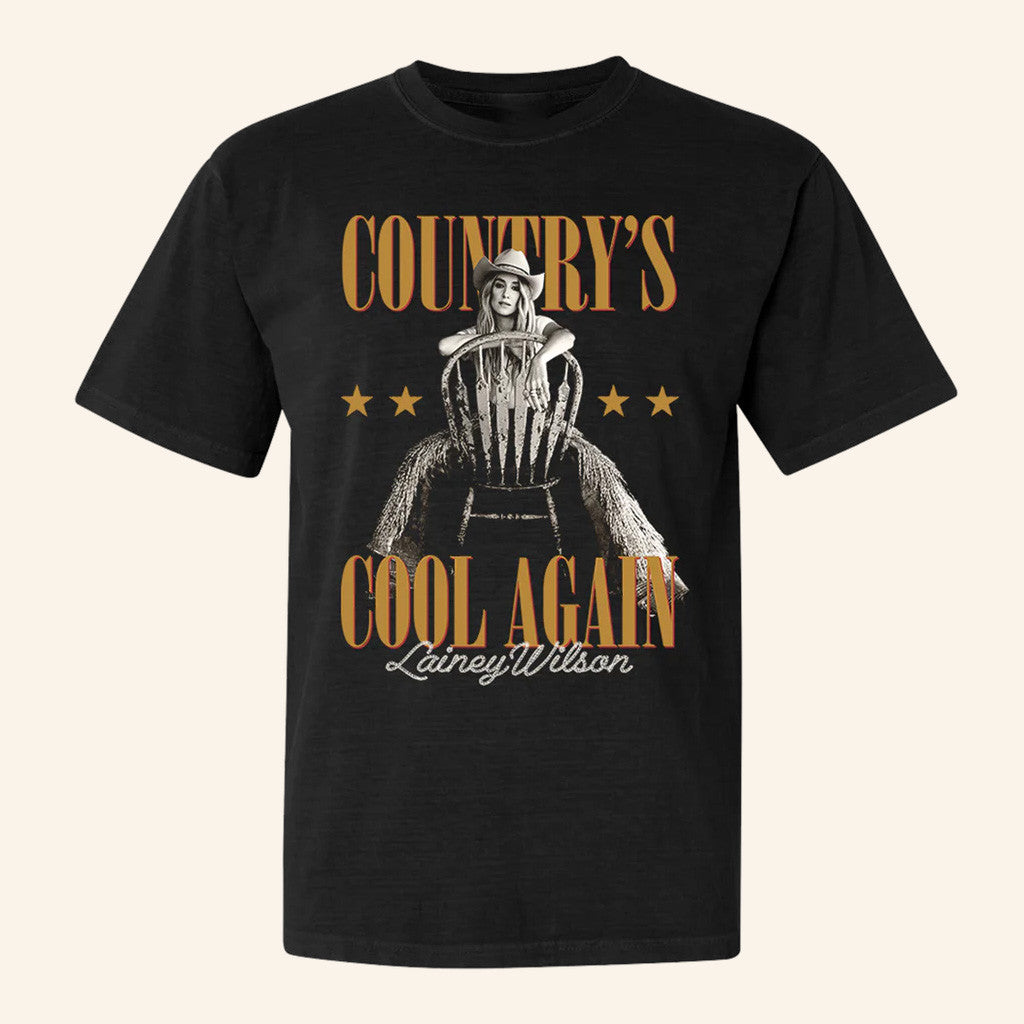 Lainey Wilson Merch Tour 2025 Country's Cool Again T-Shirt Presents For Dad Lainey Wilson Merch Tour 2025 Country's Cool Again T-Shirt Presents For Dad