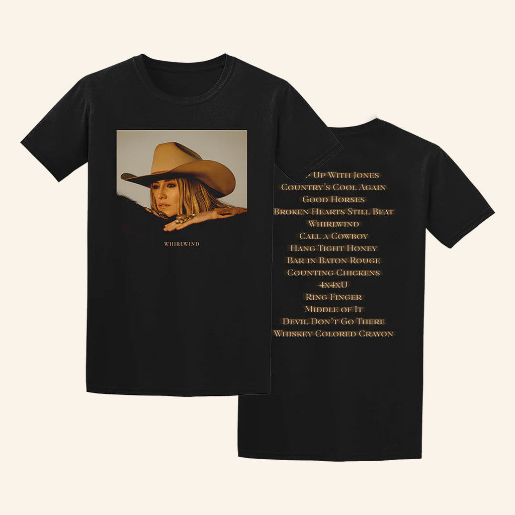Lainey Wilson Merch Tour 2025 Whirlwind Tracklist T-Shirt Present For Fans Lainey Wilson Merch Tour 2025 Whirlwind Tracklist T-Shirt Present For Fans