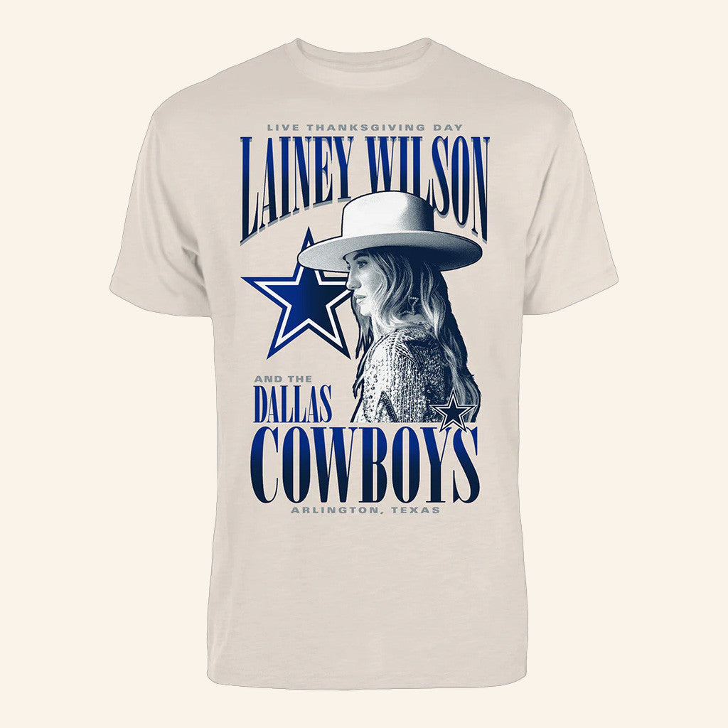 Lainey Wilson Merch Tour 2025 White Cowboys T-Shirt Gifts For Girlfriend