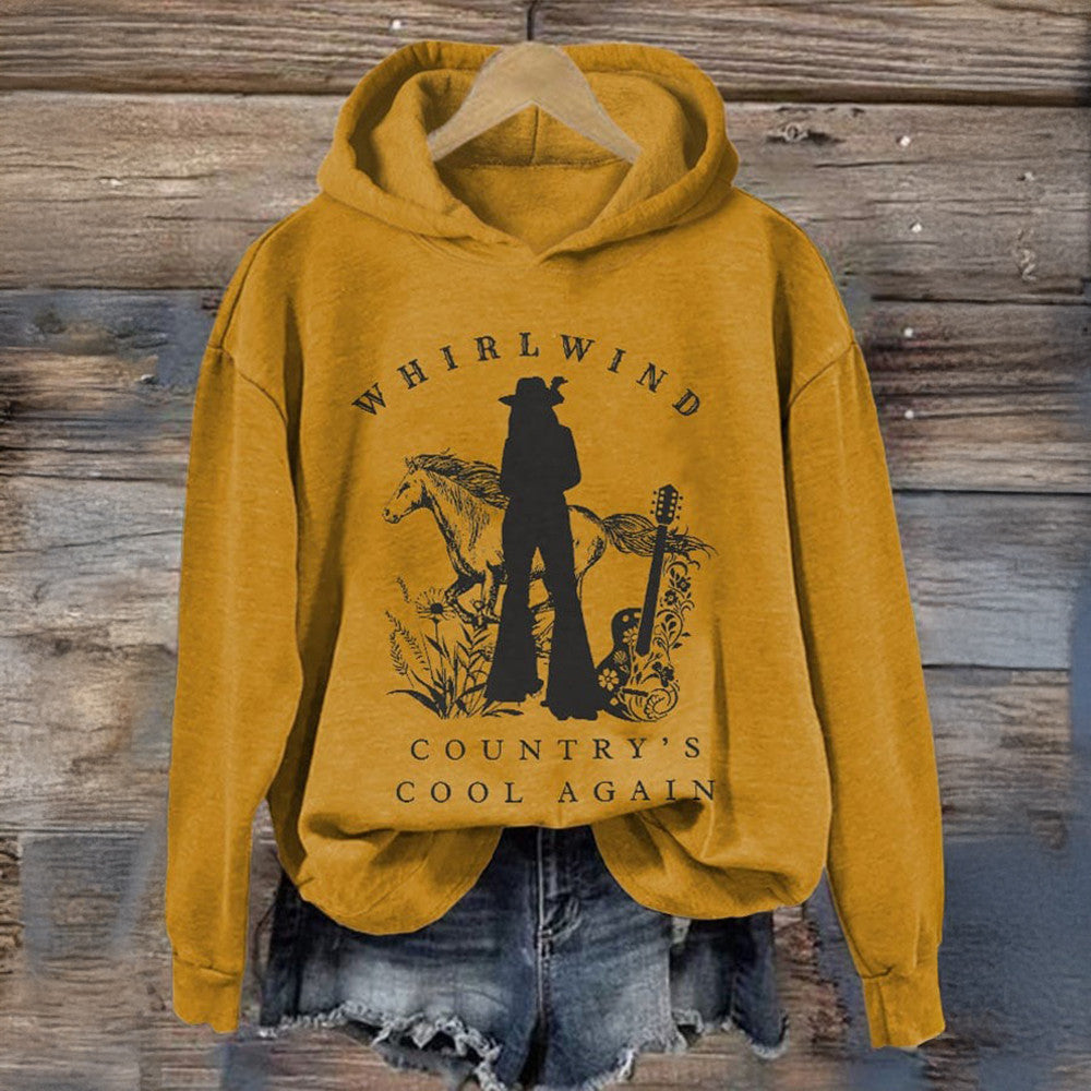 Lainey Wilson Merch Whirlwind Country's Cool Again Hoodie Gifts For Music Fans Lainey Wilson Merch Whirlwind Country's Cool Again Hoodie Gifts For Music Fans