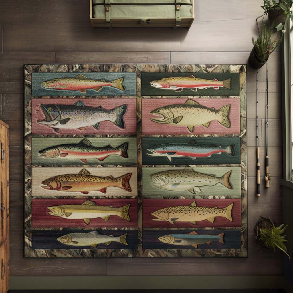 Lake Life Magic Area Rug  Washable Rugs Great Family Gifts For Christmas