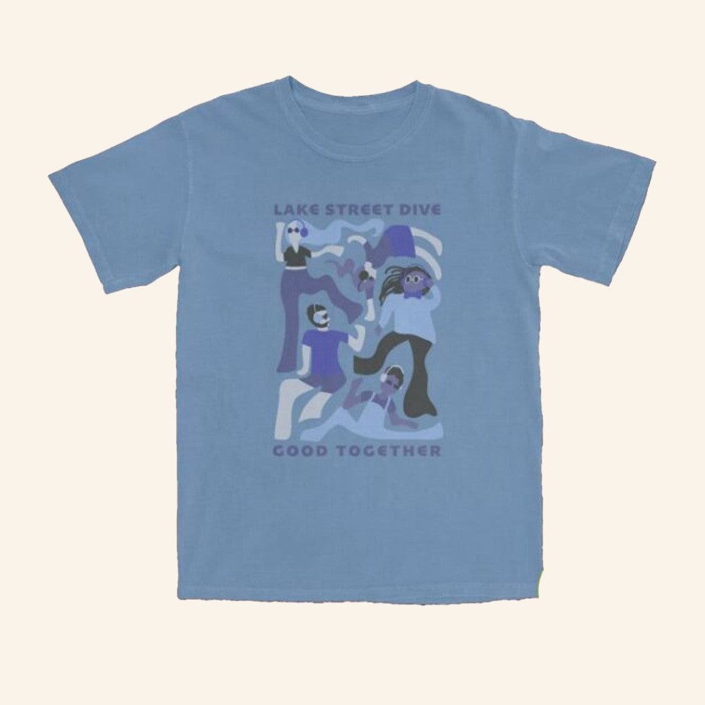 Lake Street Dive Merch Blue Band Together T-Shirt Gifts For Dudes Lake Street Dive Merch Blue Band Together T-Shirt Gifts For Dudes