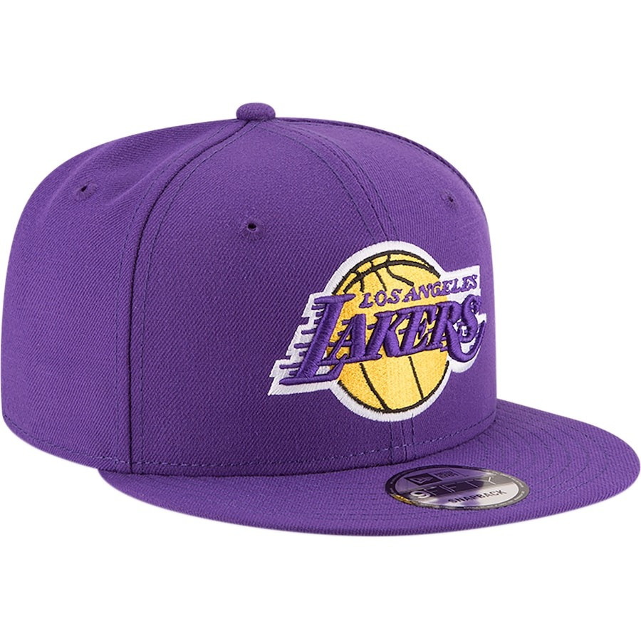 Lakers Hat Los Angeles Lakers New Era 9FIFTY Snapback Cap Basketball Gifts For Fans