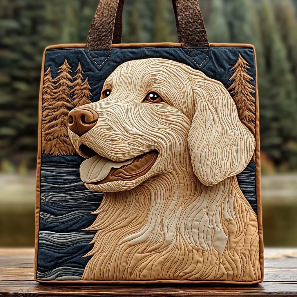 Lakeside Golden Grace Quilted Tote Bag Best Gifts For Beach Lovers