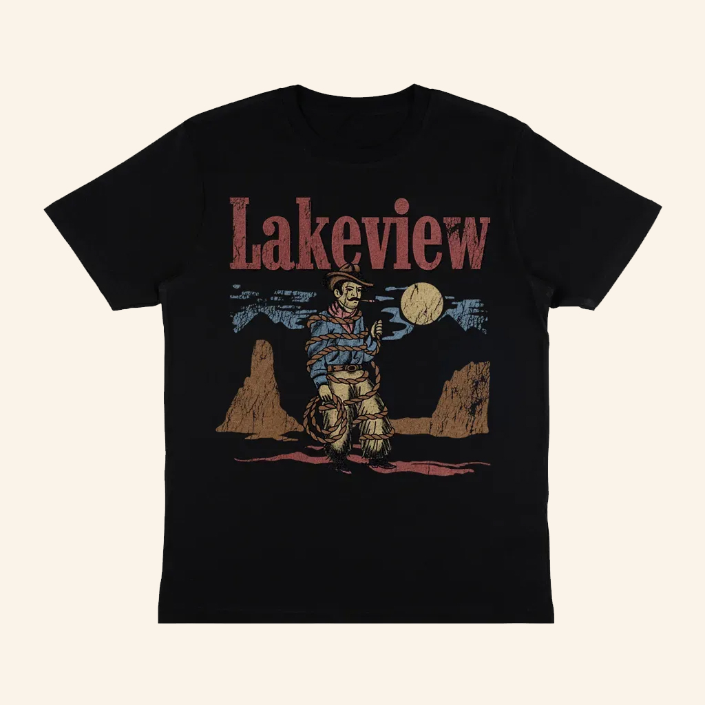 Lakeview Merch Name In A Song Black T-Shirt Cool Gifts For Music Lovers