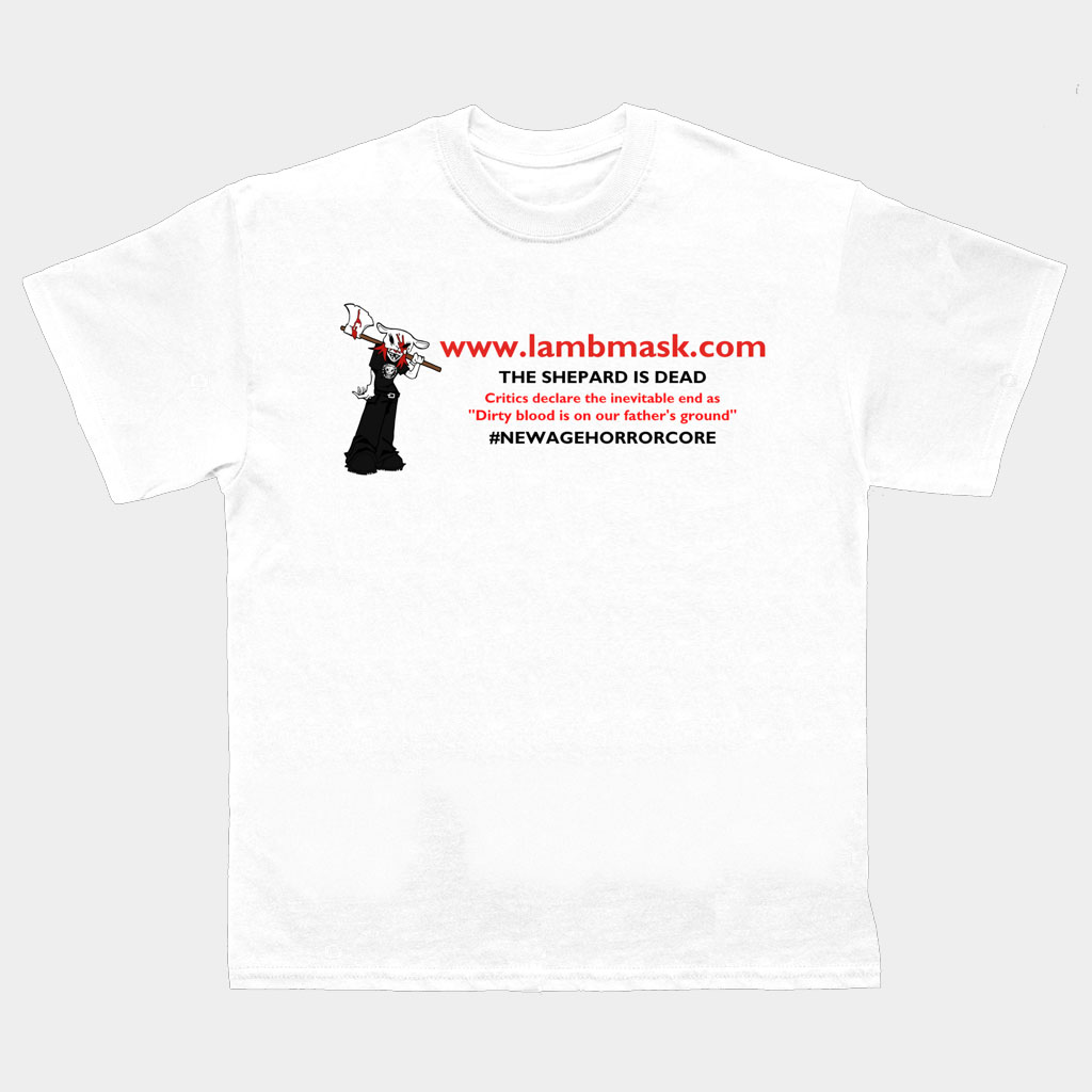 Lamb Mask Merch Dead Shepard T-Shirt White Birthday Present For Him