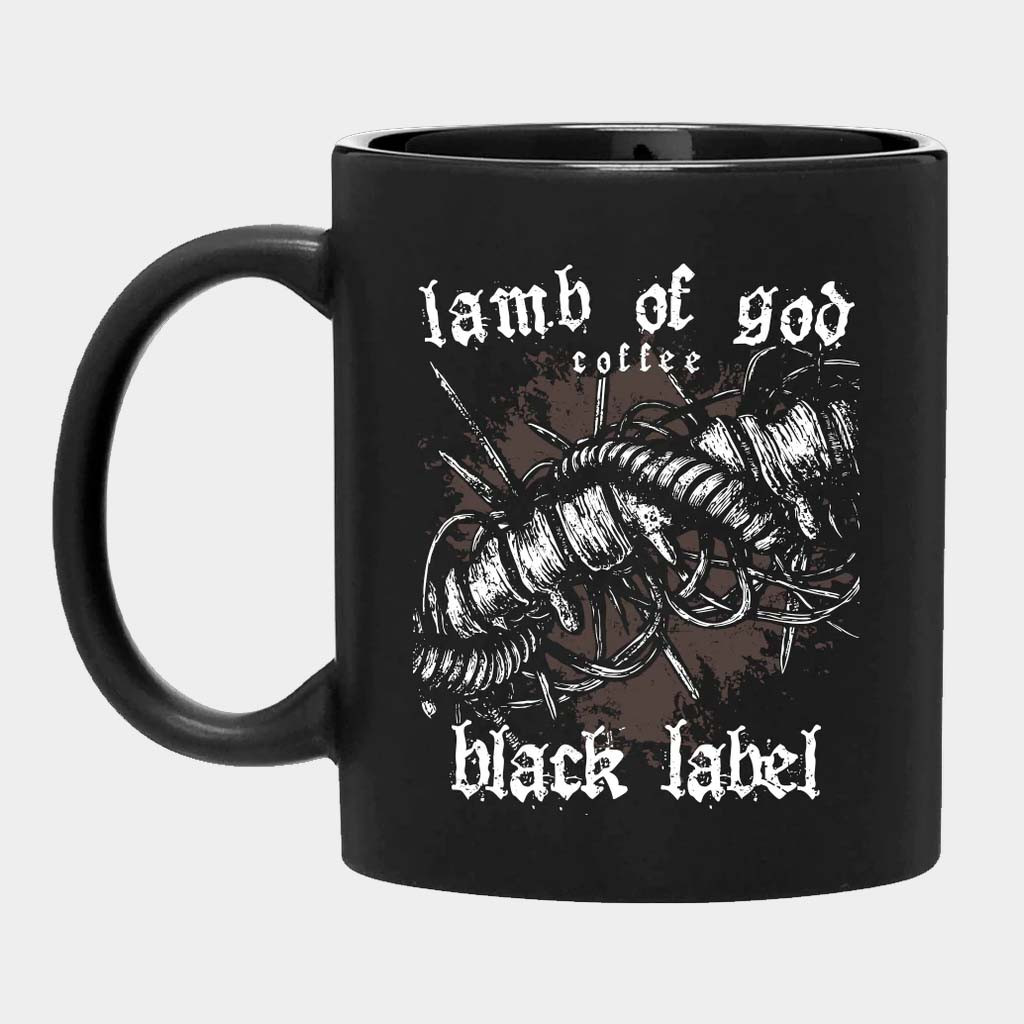 Lamb Of God Merch Black Label Coffee Mug Best Gifts For Music Lovers