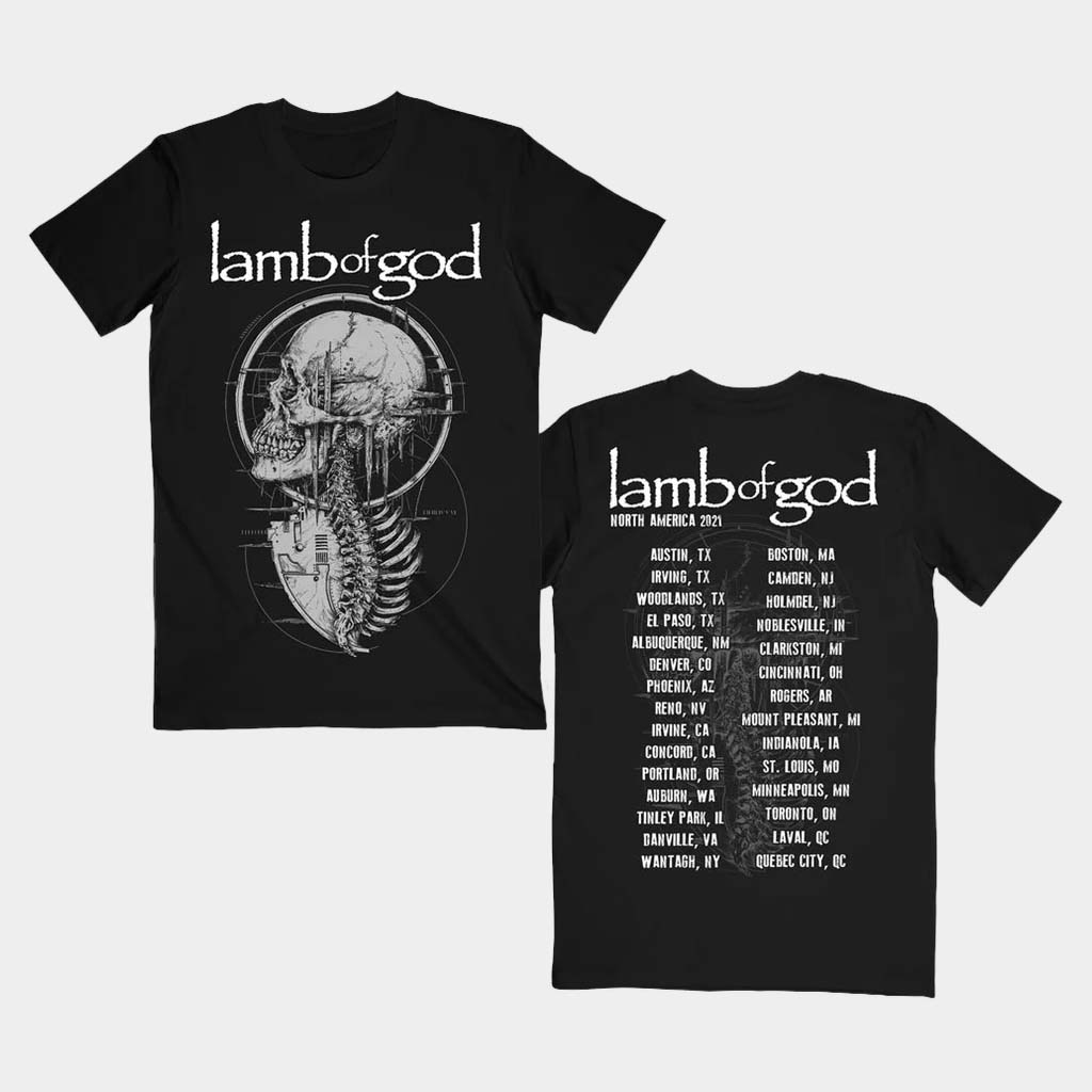 Lamb Of God Merch Black Static Tour T-Shirt Best Gifts For Music Lovers