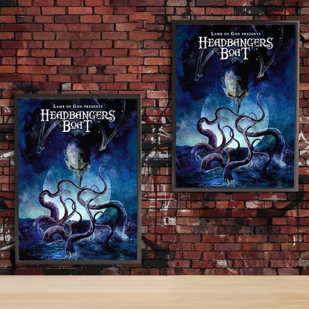 Lamb Of God Merch Headbangers Boat 2025 Collection Art Poster Home Decor Gifts For Band Lovers