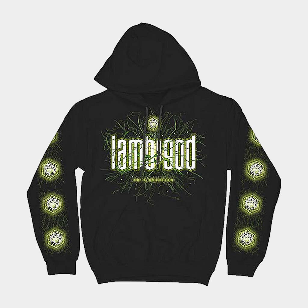 Lamb Of God Merch Into Oblivion Glow Hoodie Presents For Brother
