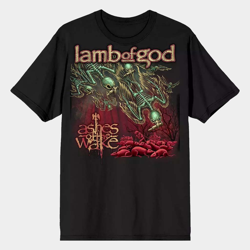 Lamb Of God Merch Lamb Of God Ashes Of The Wake T-Shirt Gifts For Band Fans
