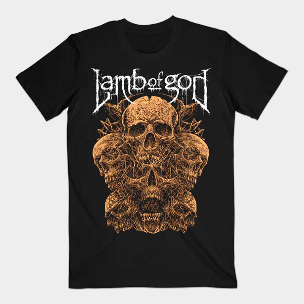 Lamb Of God Merch Rooted Skull T-Shirt Gifts For Band Fans