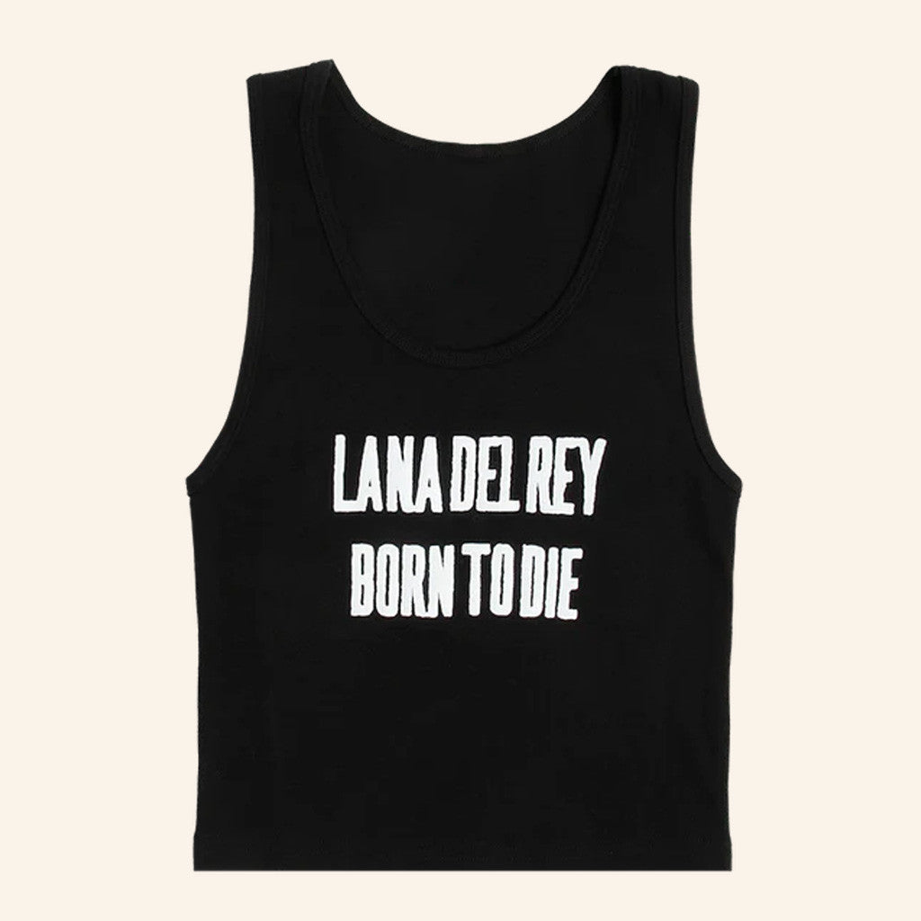 Lana Del Rey Merch Born To Die Black Tank Top Gifts For Boyfriend Lana Del Rey Merch Born To Die Black Tank Top Gifts For Boyfriend