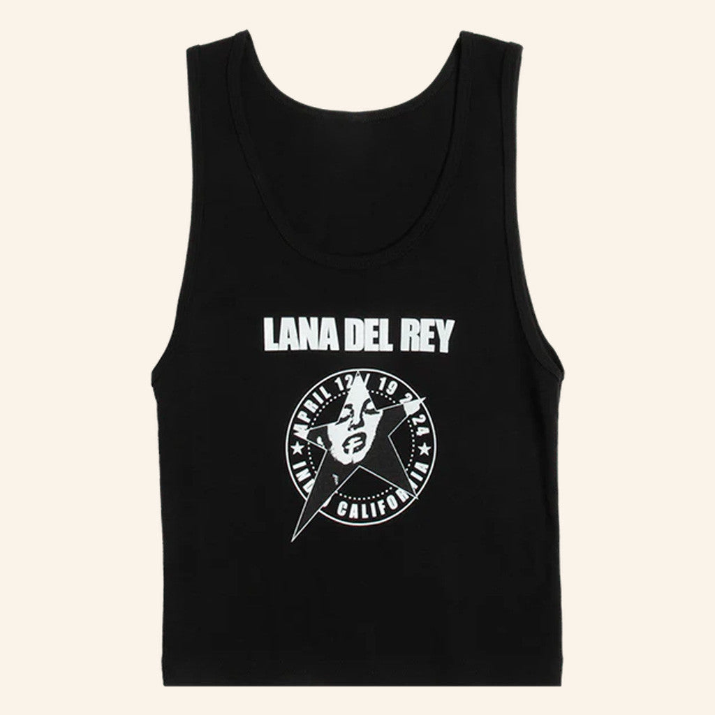 Lana Del Rey Merch Lana Del Rey Logo Black Tank Top Gifts For Friends Lana Del Rey Merch Lana Del Rey Logo Black Tank Top Gifts For Friends