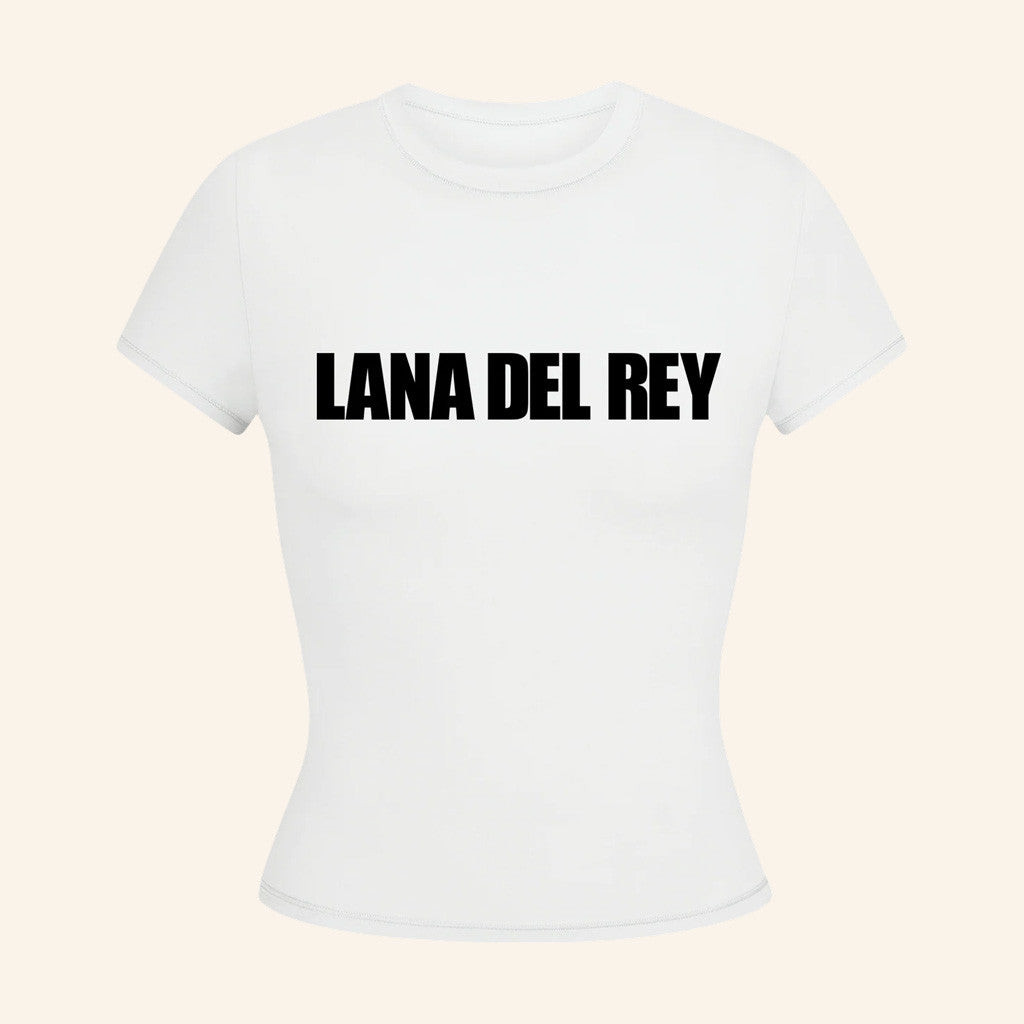 Lana Del Rey Merch Lana Del Rey Logo Cropped T-Shirt Presents For Wife Lana Del Rey Merch Lana Del Rey Logo Cropped T-Shirt Presents For Wife
