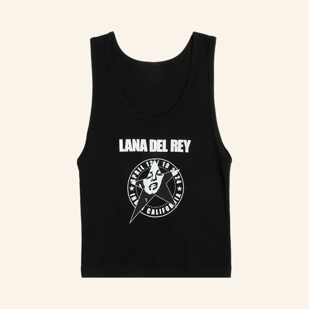Lana Del Rey Merch Lana Del Rey Logo Tank Top Cool Gifts For Music Lovers Lana Del Rey Merch Lana Del Rey Logo Tank Top Cool Gifts For Music Lovers