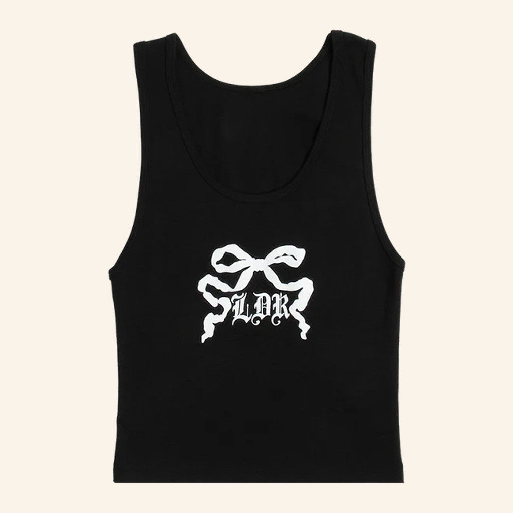 Lana Del Rey Merch LDR Ribbon Black Tank Top Gifts For Her