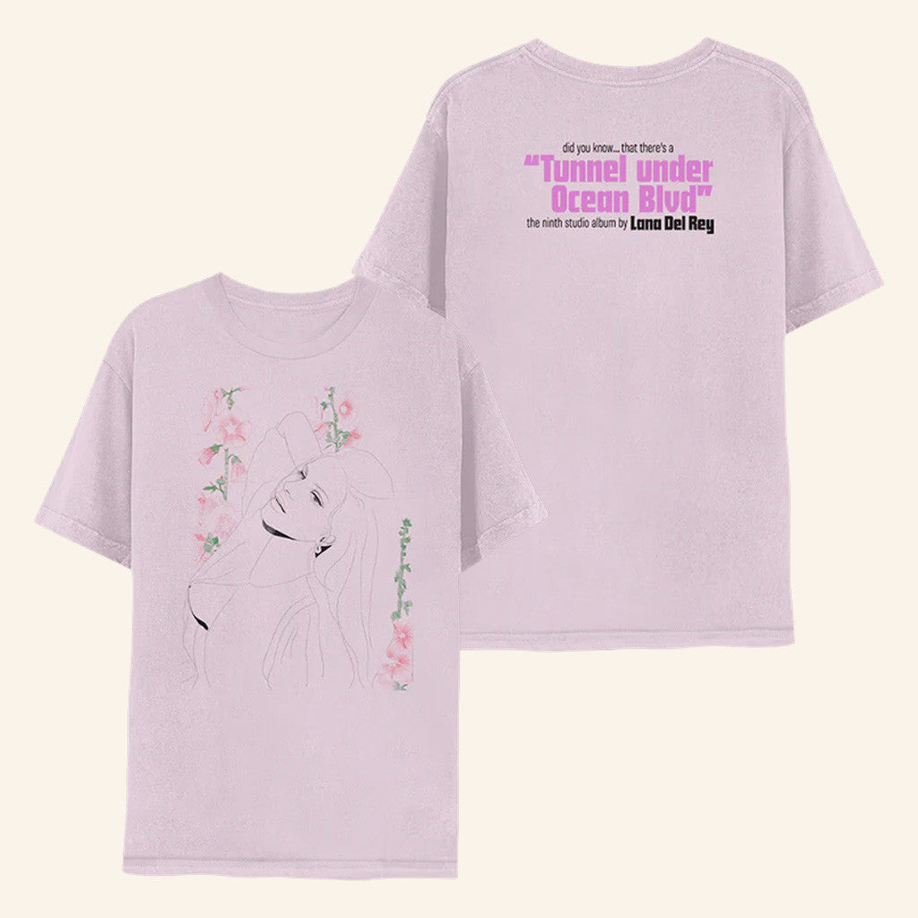 Lana Del Rey Merch Lilac T-Shirt Gift For Besties Lana Del Rey Merch Lilac T-Shirt Gift For Besties