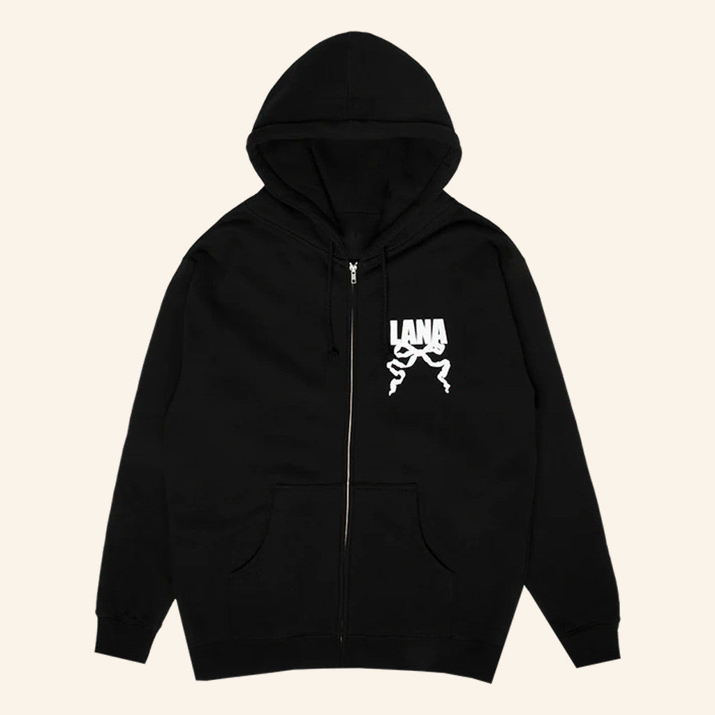 Lana Del Rey Merch Logo Black Zip Hoodie Unique Gift For Boyfriend Lana Del Rey Merch Logo Black Zip Hoodie Unique Gift For Boyfriend