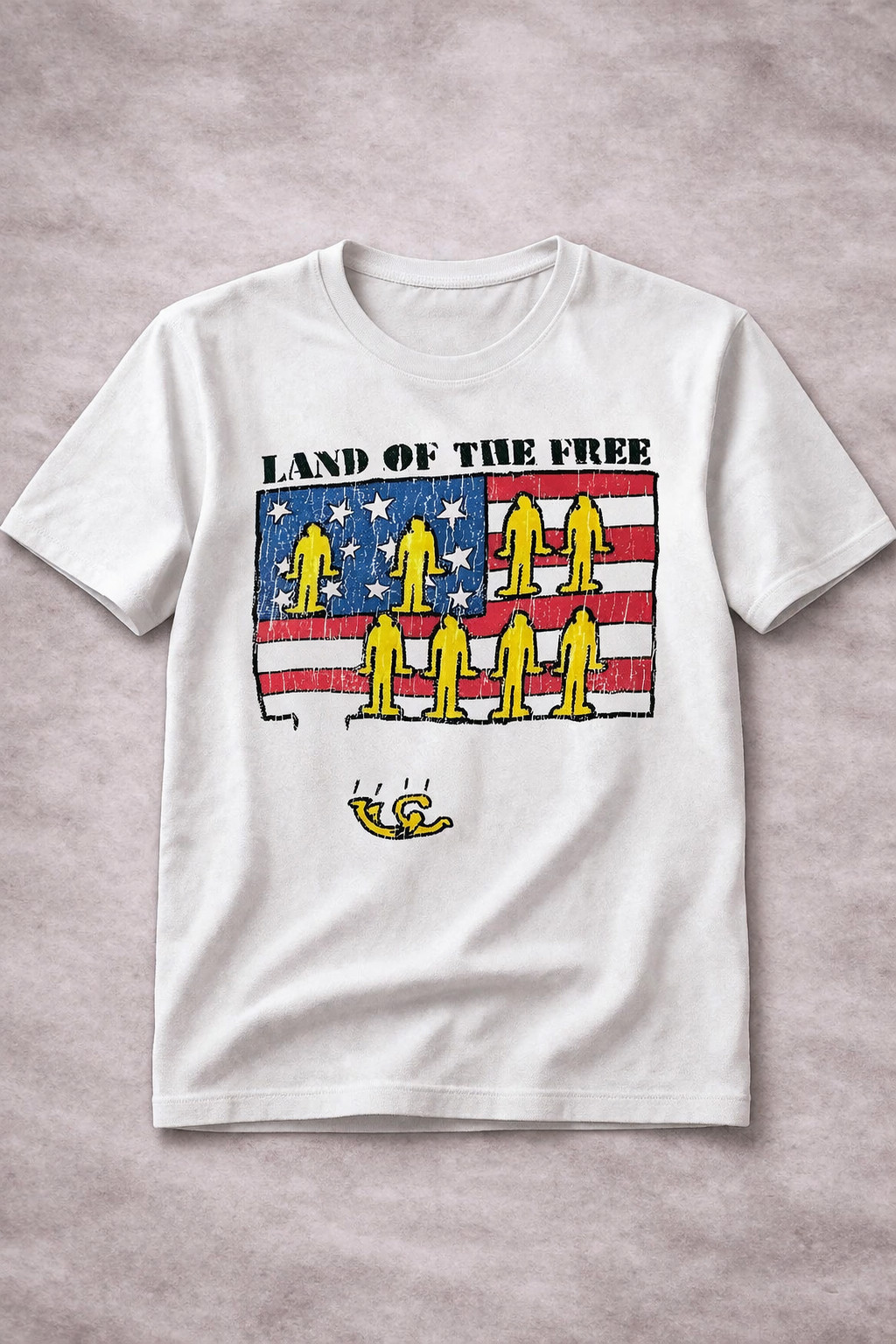 Land Of The Free T-Shirt Soft Cotton Patriotic Apparel Perfect 4th of July Gift