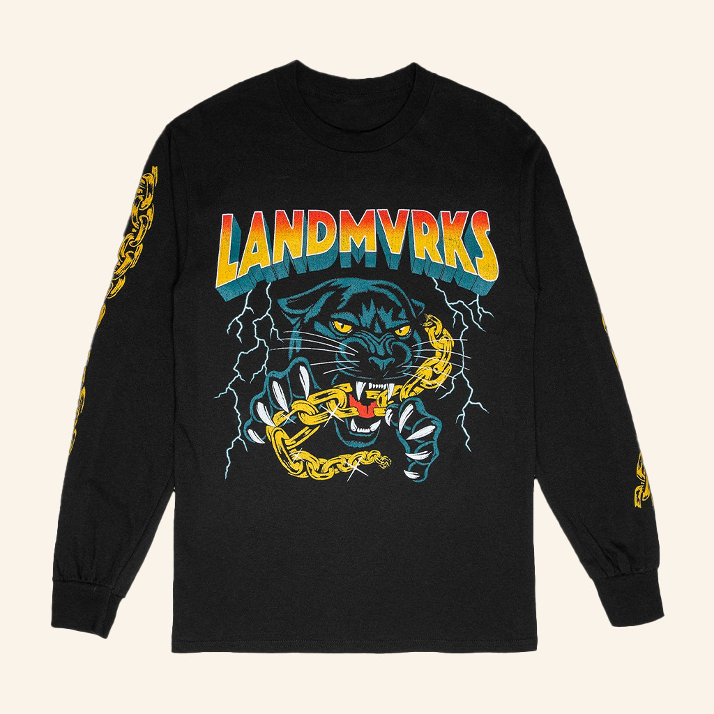 Landmvrks Merch Panther Long Sleeve Shirt Gift Ideas For Music Lovers