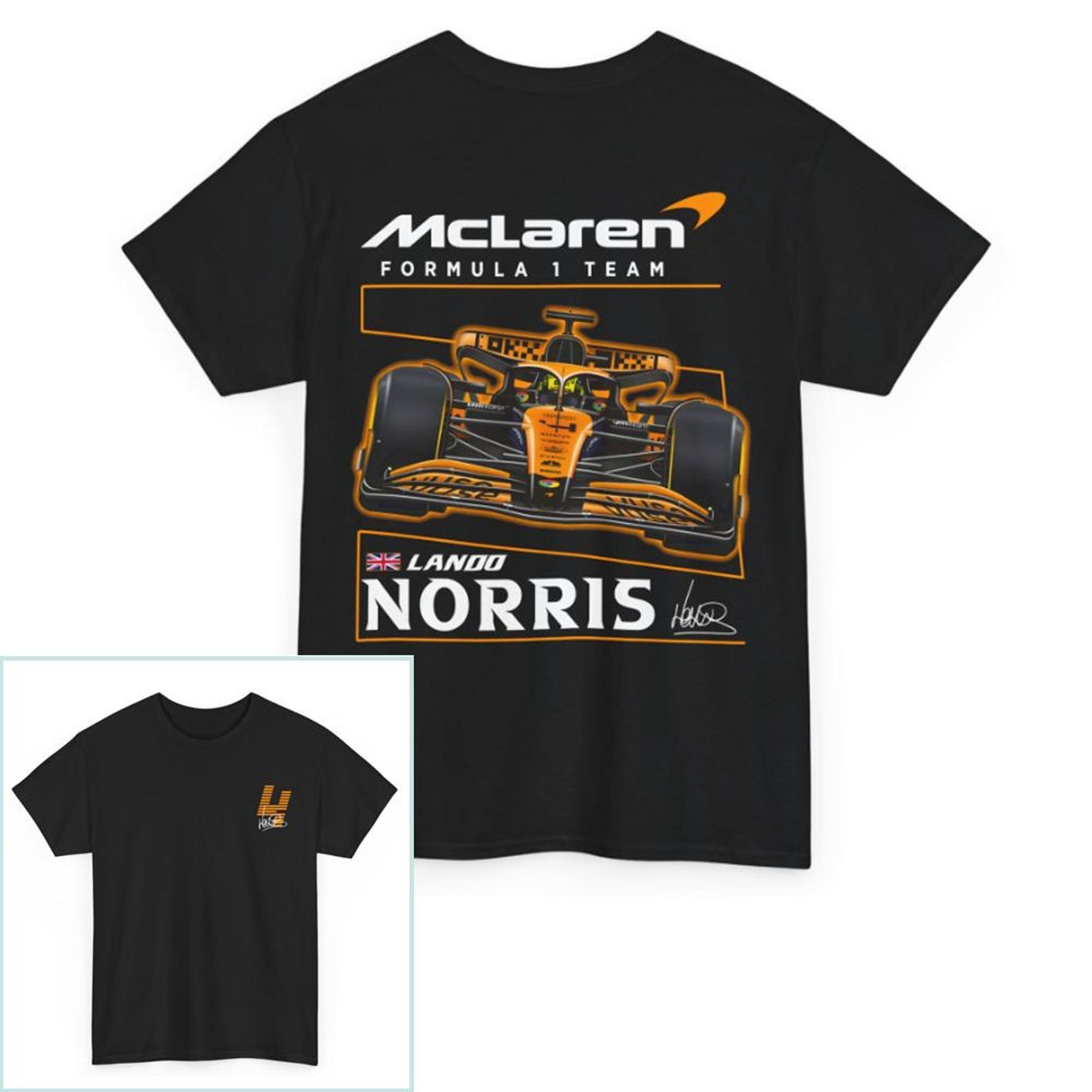 Lando Norris Formula One Sweatshirt McLaren F1 Fan Gear LN4 Racing Merch Best Gift For Formula 1 Fans