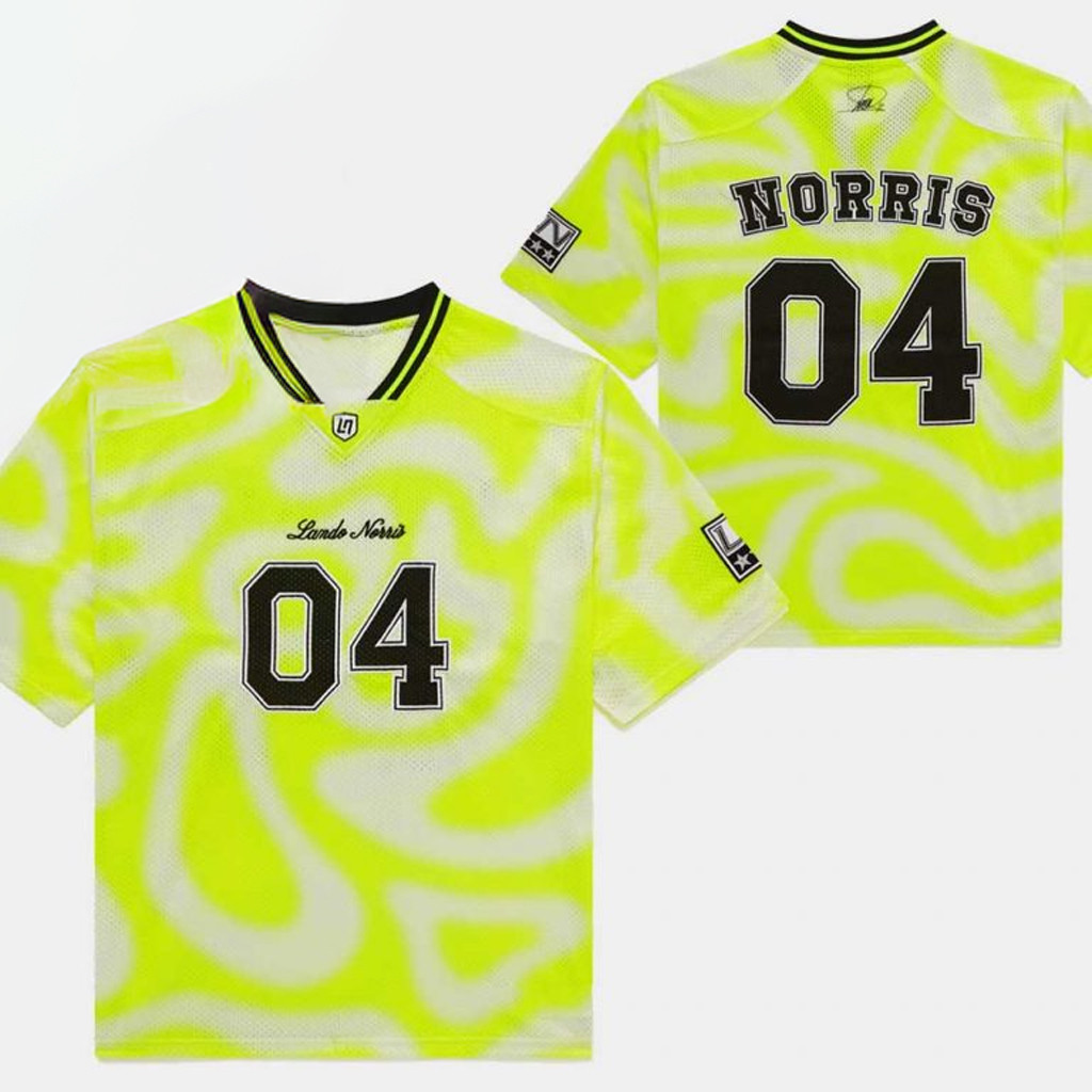Lando Norris LN Four Grandstand American Jersey Gifts For Racing Fans Lando Norris LN Four Grandstand American Jersey Gifts For Racing Fans