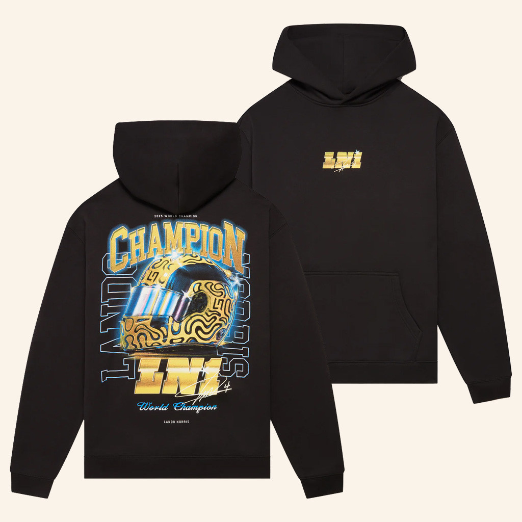 Lando Norris Merch Championship Hoodie 2025 World Champion Hoodie Gifts For Racing Lovers Lando Norris Merch Championship Hoodie 2025 World Champion Hoodie Gifts For Racing Lovers
