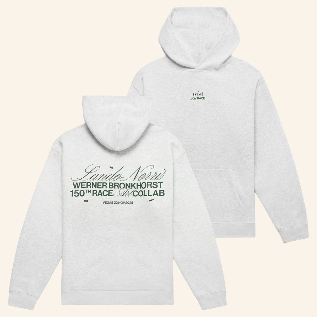Lando Norris Merch LN X WB Exhibition Hoodie Gift Ideas For Racing Fans