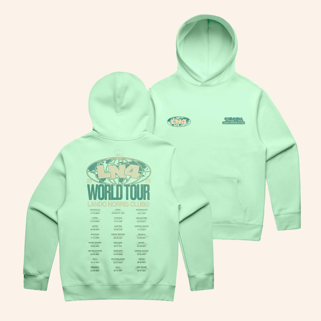 Lando Norris Merch World Tour Hoodie Christmas Gift Ideas For Him Lando Norris Merch World Tour Hoodie Christmas Gift Ideas For Him