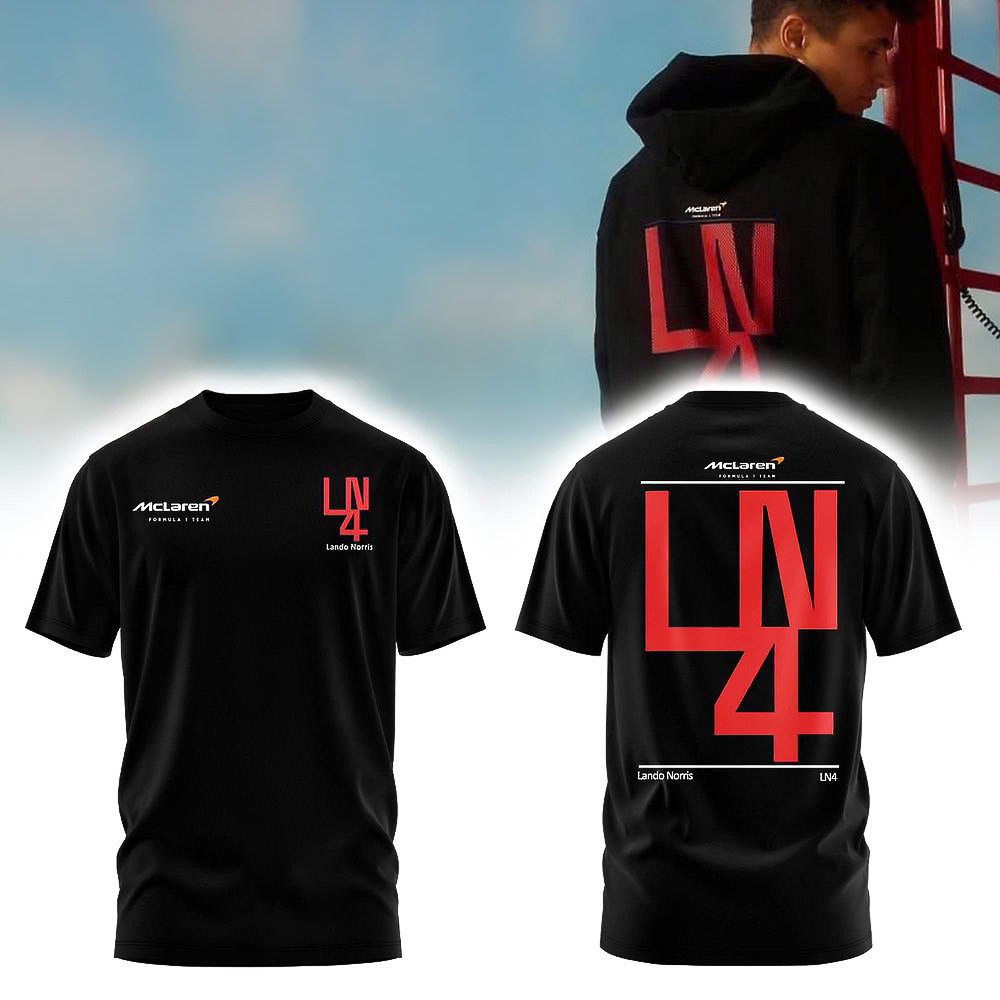 Lando Norris Silverstone x McLaren F1 Limited Edition T-Shirt Birthday Gift Ideas For Husband