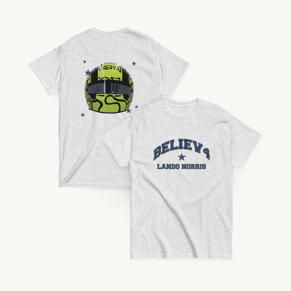 Lando Norris World Champion 2025 Merch T-Shirt Believ4 Lando Norris F1 Clothes Gifts For Fans