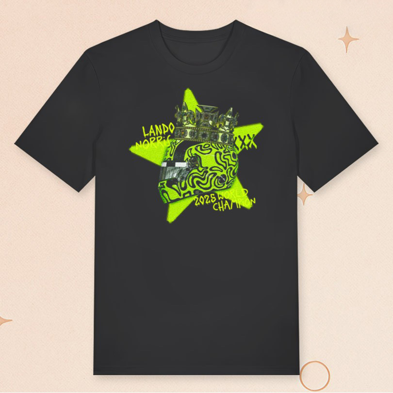 Lando Norris World Champion Shirt Lando Norris Merch Best Gifts For F1 Fans