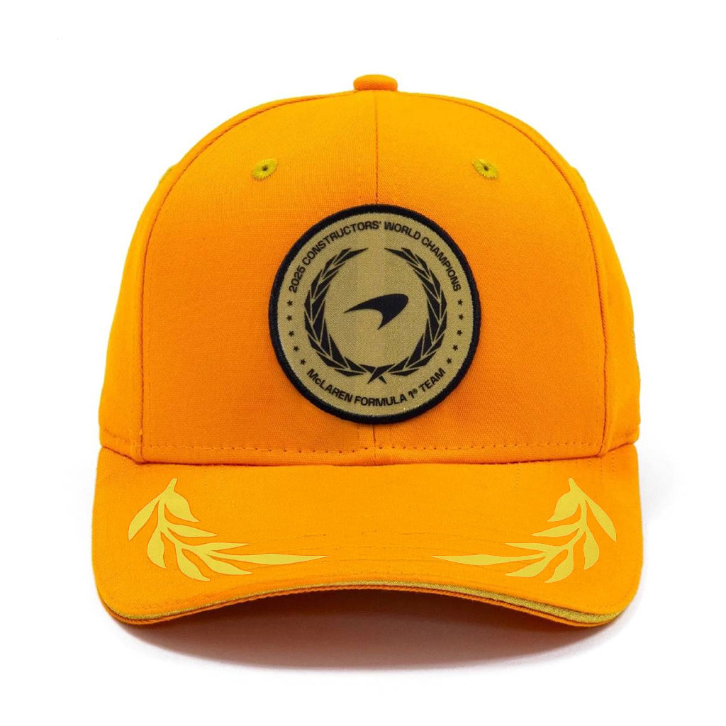 Lando Norris World Championship Merch 2025 McLaren F1 UK Constructor Champions Hat WDC Merch