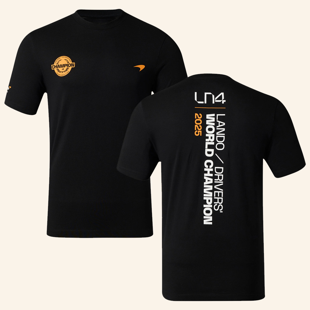 Lando Norris World Championship Merch Lando Norris 2025 Drivers World Champion T-Shirt Gifts Lando Norris World Championship Merch Lando Norris 2025 Drivers World Champion T-Shirt Gifts