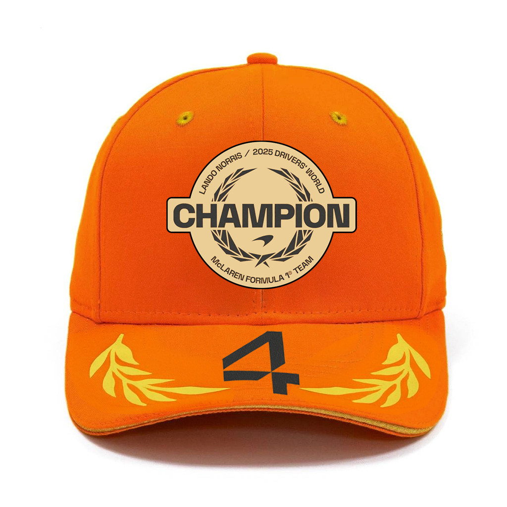 Lando Norris World Championship Merch Lando Norris Champion Hat WDC Merch Gifts For Fans