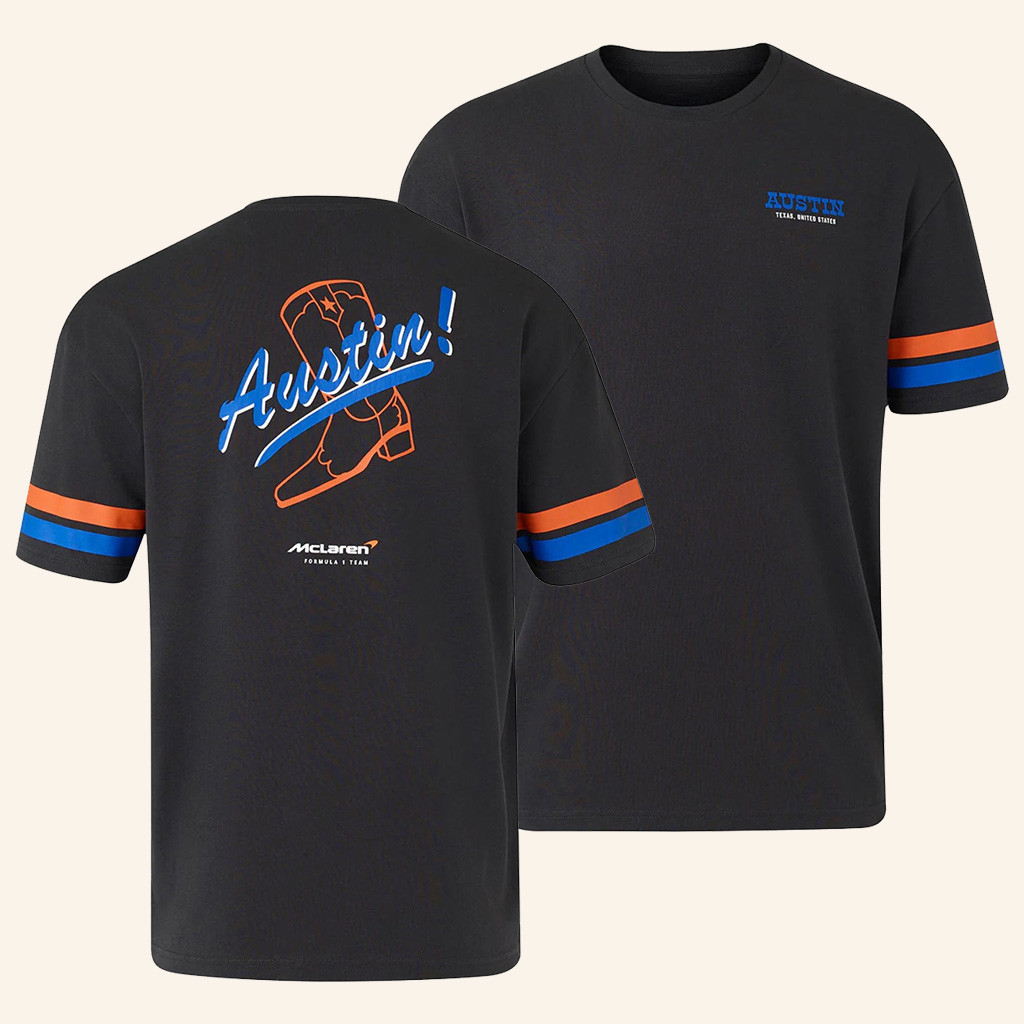 Lando Norris World Championship Merch WDC Clothing 2025 McLaren F1 Austin GP T-Shirt Him Gifts