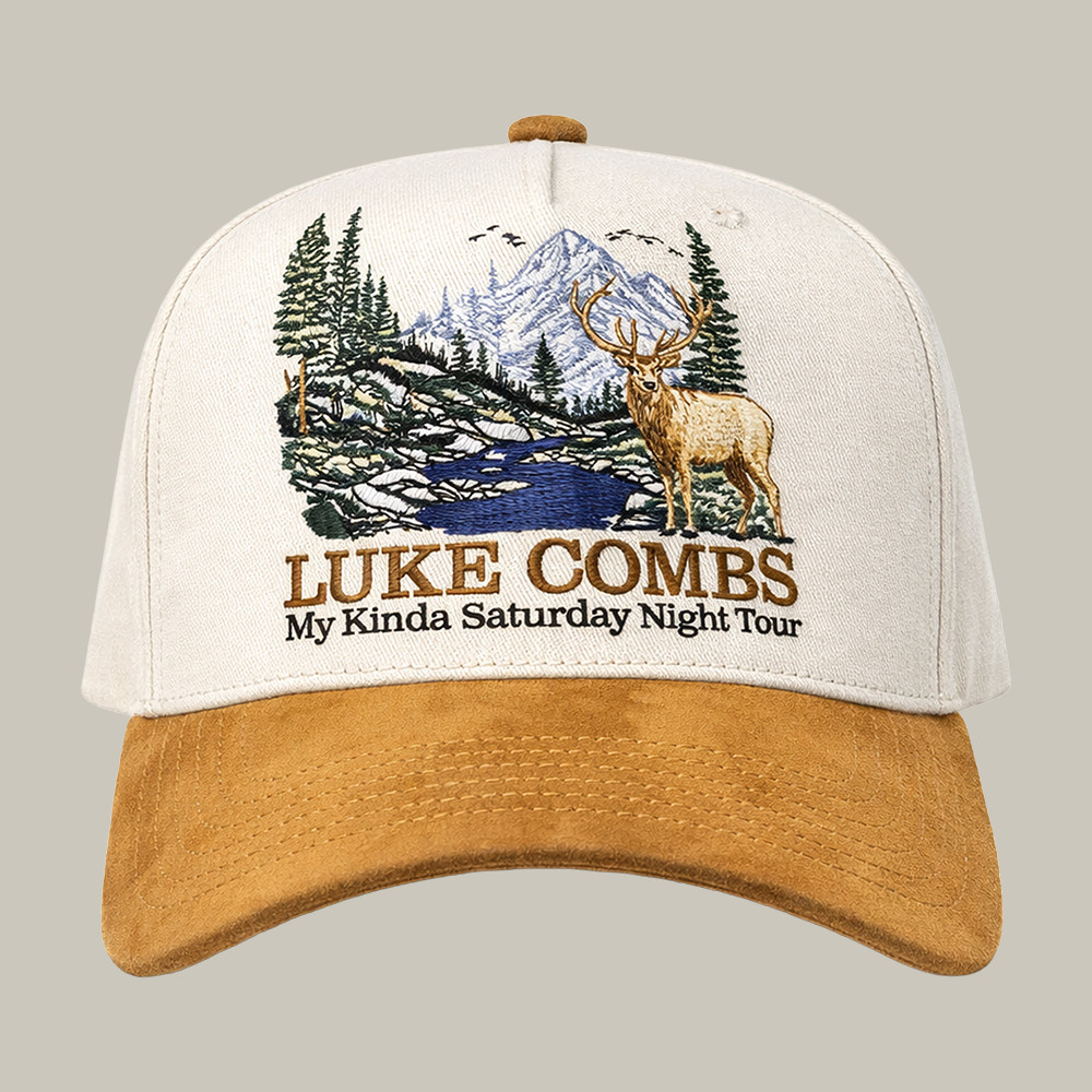 Landscape Luke Combs Hat Luke Combs Fan Merch Unique Gift For Music Lovers