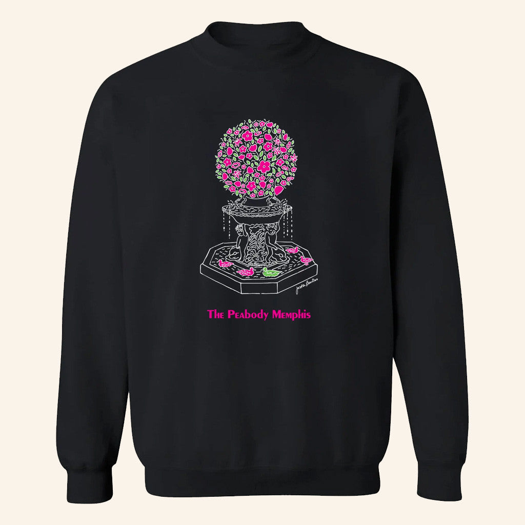 Lansky Bros Merch Lansky X Justin Bowles Fountain Sweatshirt Gifts For Best Friends Lansky Bros Merch Lansky X Justin Bowles Fountain Sweatshirt Gifts For Best Friends